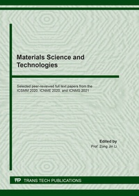 Enlarge image Cover: Materials Science and Technologies - Trans Tech Publications Ltd