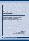 Cover: Materials for Modern Technologies VII - Trans Tech Publications Ltd