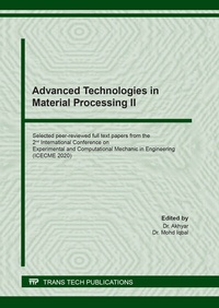 Abbildung von: Advanced Technologies in Material Processing II - Trans Tech Publications Ltd