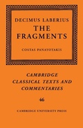 Cover: Decimus Laberius - Cambridge University Press