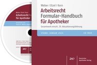 Enlarge image Cover: Arbeitsrecht Formular-Handbuch für Apotheker - Deutscher Apotheker Verlag