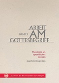 Cover: Arbeit am Gottesbegriff - Universit&auml;tsverlag G&ouml;ttingen
