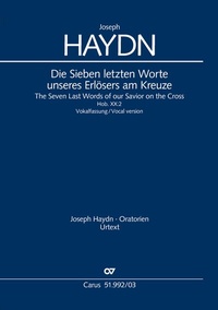 Abbildung von: Die Sieben letzten Worte unseres Erlösers am Kreuze (Vokalfassung) (Klavierauszug) - Carus-Verlag