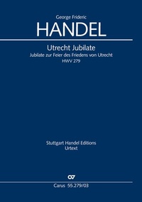Abbildung von: Utrechter Jubilate (Klavierauszug) - Carus-Verlag