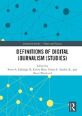 Cover: Definitions of Digital Journalism (Studies) - Routledge
