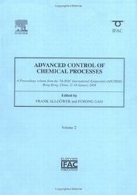 Enlarge image Cover: Advanced Control of Chemical Processes - Elsevier