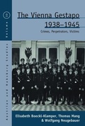 Cover: The Vienna Gestapo, 1938-1945 - Berghahn Books