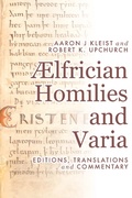 Cover: AElfrician Homilies and Varia - D.S. Brewer