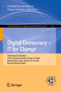 Cover: Digital Democracy - IT for Change - Springer