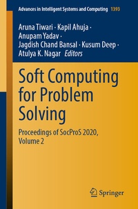 Enlarge image Cover: Soft Computing for Problem Solving - Springer