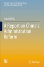 Cover: A Report on China's Administration Reform - Springer