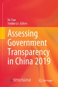 Enlarge image Cover: Assessing Government Transparency in China 2019 - Springer