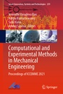 Cover: Computational and Experimental Methods in Mechanical Engineering - Springer