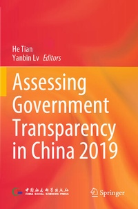 Enlarge image Cover: Assessing Government Transparency in China 2019 - Springer