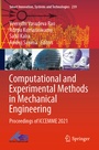 Cover: Computational and Experimental Methods in Mechanical Engineering - Springer