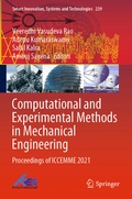 Cover: Computational and Experimental Methods in Mechanical Engineering - Springer