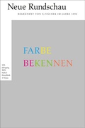 Cover: Neue Rundschau 2021/3 - S. Fischer
