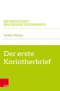Cover: Der erste Korintherbrief - Vandenhoeck & Ruprecht