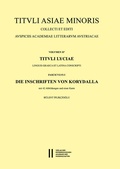 Cover: Die Inschriften von Korydalla - Verlag der &ouml;sterreichischen Akademie der Wissenschaften
