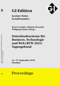 Cover: GI Edition Proceedings Band 311 Datenbanksysteme f&uuml;r Business, Technologie und Web (BTW 2021) - K&ouml;llen
