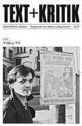 Cover: Wolfgang Welt - edition text + kritik
