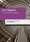 Abbildung von: Civil Litigation - Oxford University Press