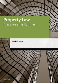 Enlarge image Cover: Property Law - Oxford University Press