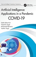 Cover: Artificial Intelligence Applications in a Pandemic - CRC Press