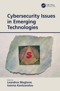 Cover: Cybersecurity Issues in Emerging Technologies - CRC Press