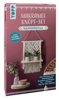 Abbildung von: Makramee Knüpf-Set Hängeregal - Frech