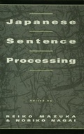 Cover: Japanese Sentence Processing - Psychology Press Ltd