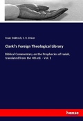 Cover: Clark's Foreign Theological Library - Hansebooks