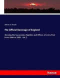 Cover: The Official Baronage of England - Hansebooks