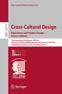 Abbildung von: Cross-Cultural Design. Experience and Product Design Across Cultures - Springer