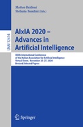 Cover: AIxIA 2020 - Advances in Artificial Intelligence - Springer