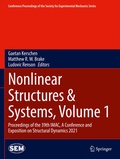 Cover: Nonlinear Structures & Systems, Volume 1 - Springer