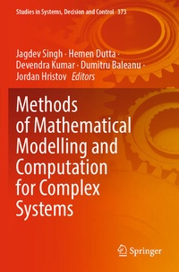 Enlarge image Cover: Methods of Mathematical Modelling and Computation for Complex Systems - Springer