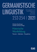 Cover: Historische Wortbildung - Georg Olms Verlag