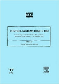 Enlarge image Cover: Control Systems Design 2003 - Pergamon