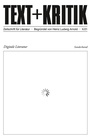 Cover: Digitale Literatur II - edition text + kritik