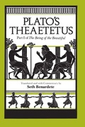 Cover: Plato's Theaetetus - University of Chicago Press