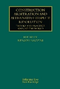 Enlarge image Cover: Construction Arbitration and Alternative Dispute Resolution - Routledge