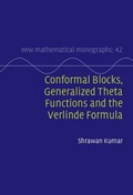 Cover: Conformal Blocks, Generalized Theta Functions and the Verlinde Formula - Cambridge University Press