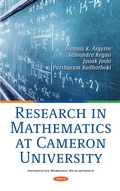 Cover: Research in Mathematics at Cameron University - Nova Science Publishers Inc