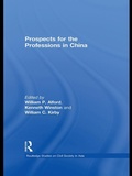 Cover: Prospects for the Professions in China - Routledge