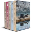 Cover: The Amish Millers Get Married Box Set Books 1-5 - Clean Wholesome Books