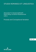 Cover: Prosody and Conceptional Variation - Peter Lang Verlag
