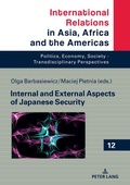 Cover: Internal and External Aspects of Japanese Security - Peter Lang Verlag
