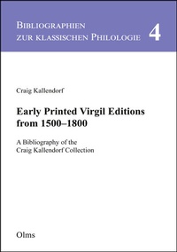 Abbildung von: Early Printed Virgil Editions from 1500-1800 - Georg Olms Verlag