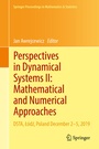 Cover: Perspectives in Dynamical Systems II: Mathematical and Numerical Approaches - Springer